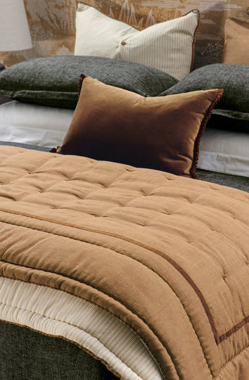 Bianca Lorenne - Luchesi Sepia Comforter - (Cushion - Eurocases Sold Separately)